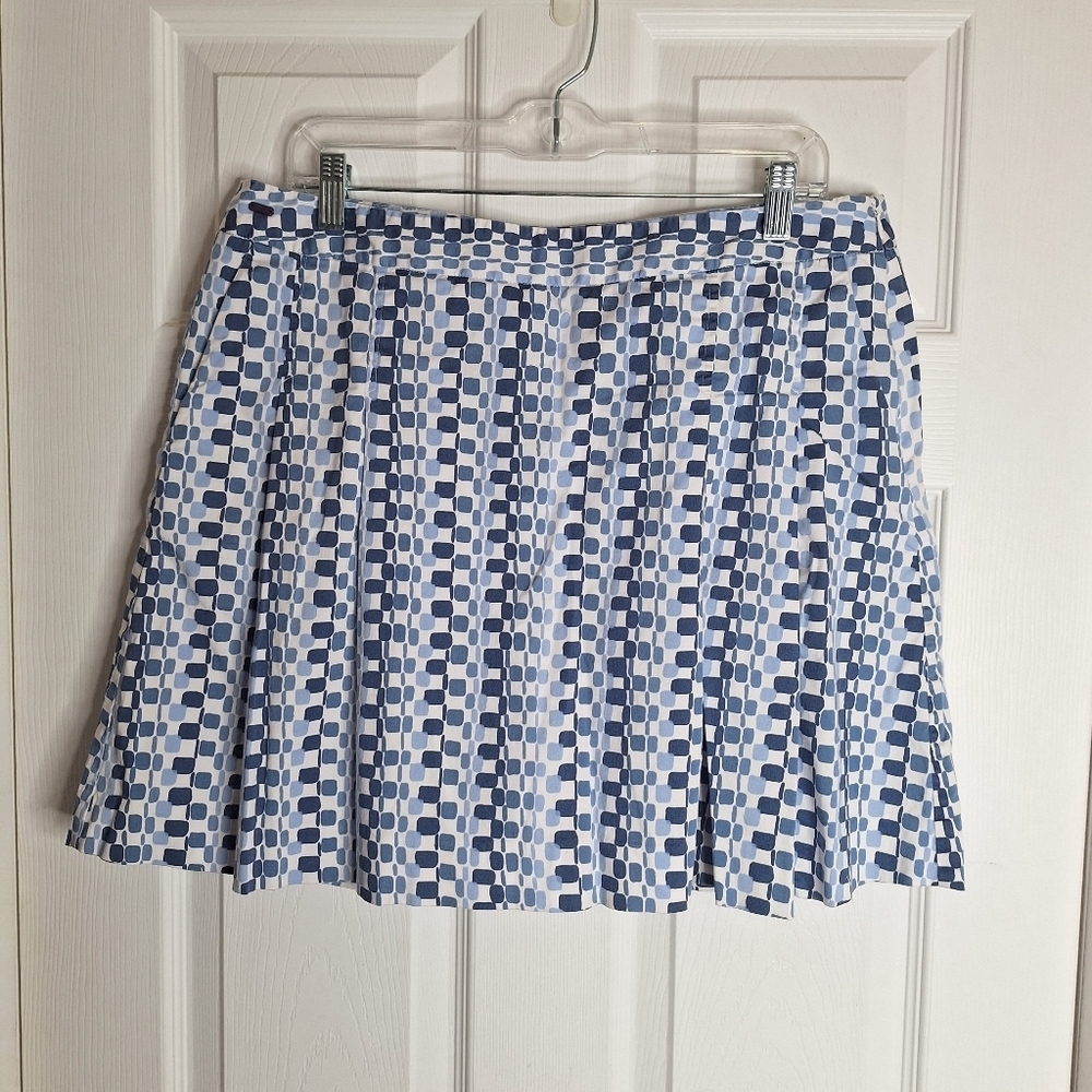 LizGolf Pleated Summer Golf Skort Womens Plus Size 14